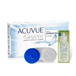 Acuvue Oasys® Hydraclear® Plus (Miopía) + contenedor + líquido